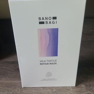 Banobagi Milk Thistle Repair Mask - White with Purple Panel 10 Masks In Box